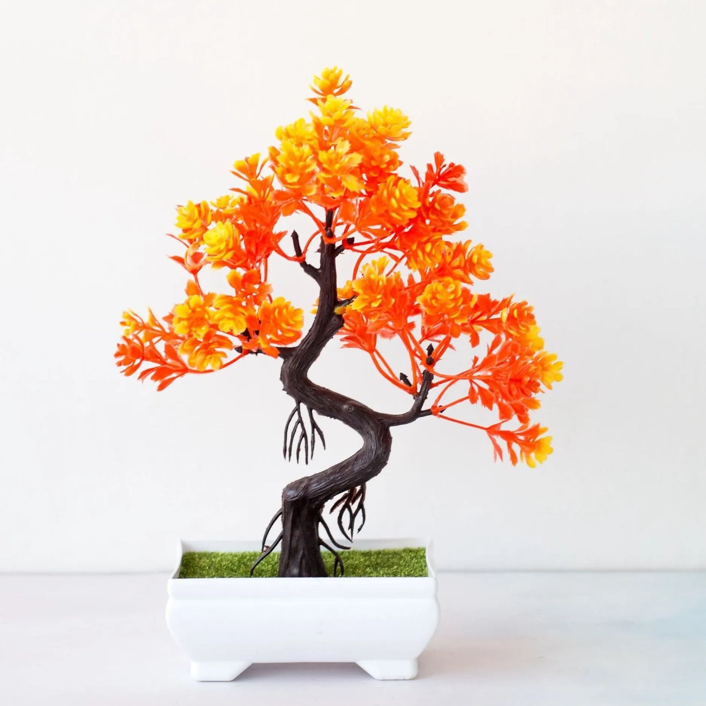 Plastic Bonsai Tree – Fake Potted Plant for Home Decor