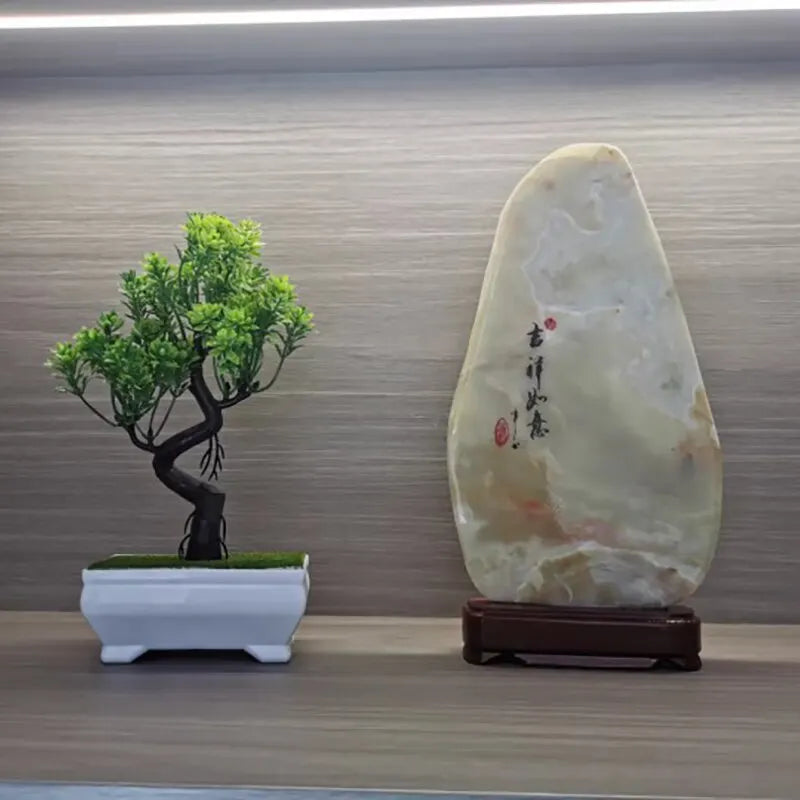 Plastic Bonsai Tree – Fake Potted Plant for Home Decor